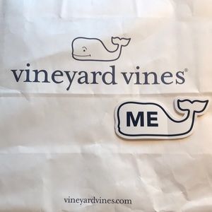 Vineyard Vines Maine Whale Sticker